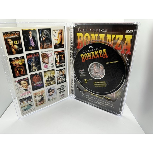 Bonanza TV Classics (DVD) 4 DVD set with 15 episodes - Lorne Greene Very Good - Picture 5 of 16